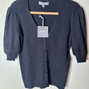 Marled Women's Dark Gray Cardigan Sweater